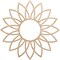 Ekena Millwork Daisy Wood Fretwork Pierced Ceiling Medallion, Alder, 38"OD x 12 1/2"ID x 1/4"T CMWP38X38X0250DAAL - alternate 1
